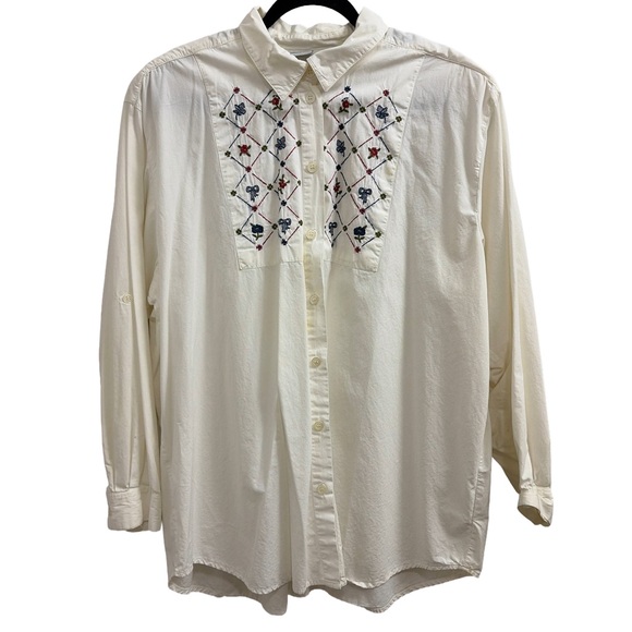 Capacity Tops - Vintage embroidered blouse